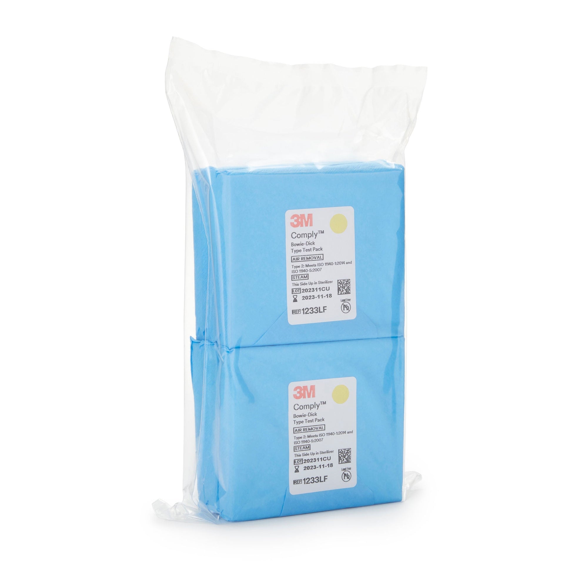 3M™ Comply™ Sterilization Bowie-Dick Test Pack, Type 2, Steam, 270° – 273° F
