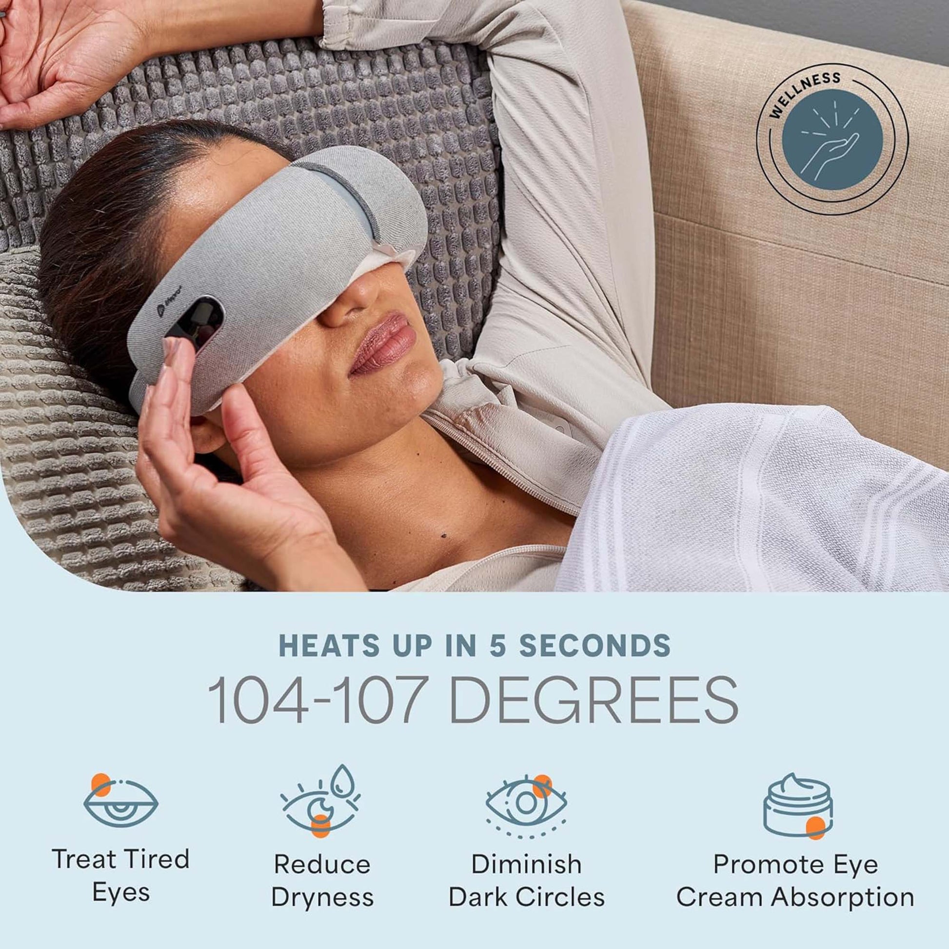 Oculax Vibration Therapy Mask Head / Eyes One Size Fits Most