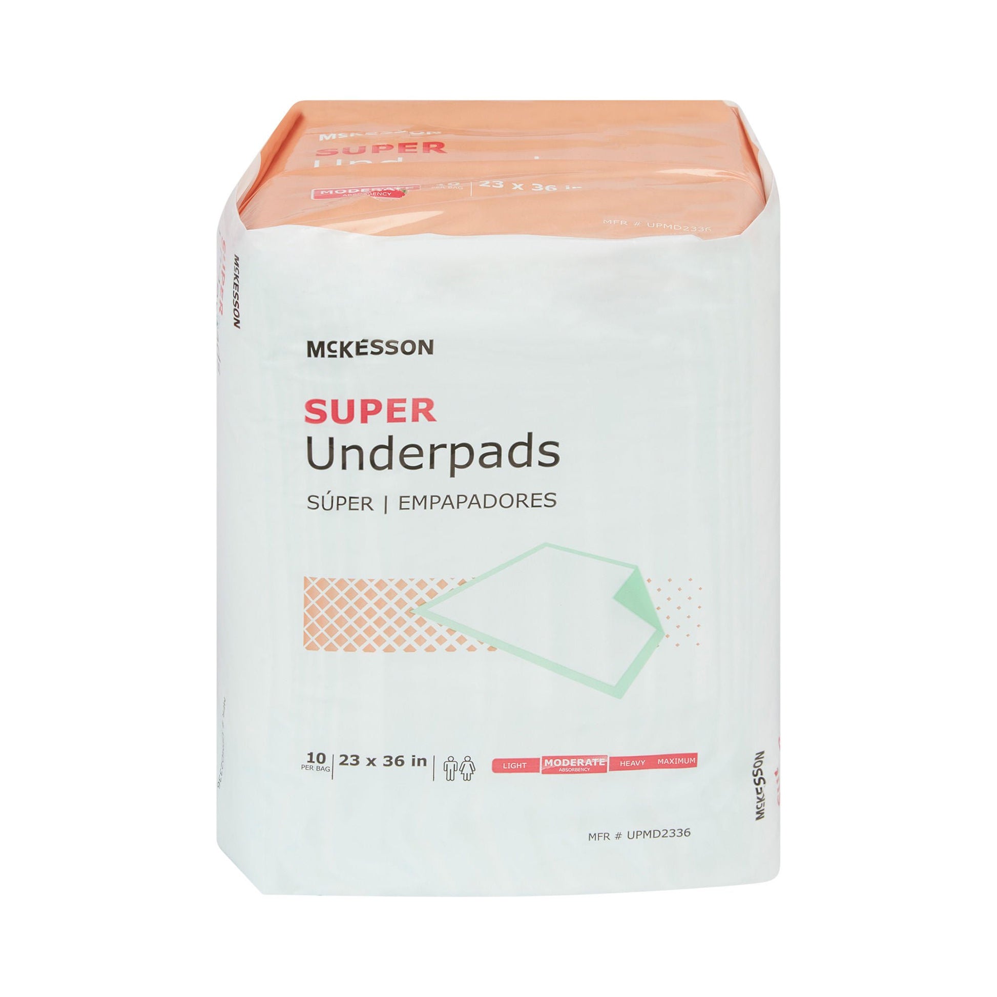 McKesson Super Moderate Absorbency Underpad