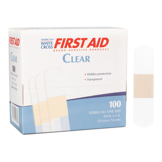 American® White Cross First Aid® Clear Adhesive Strip
