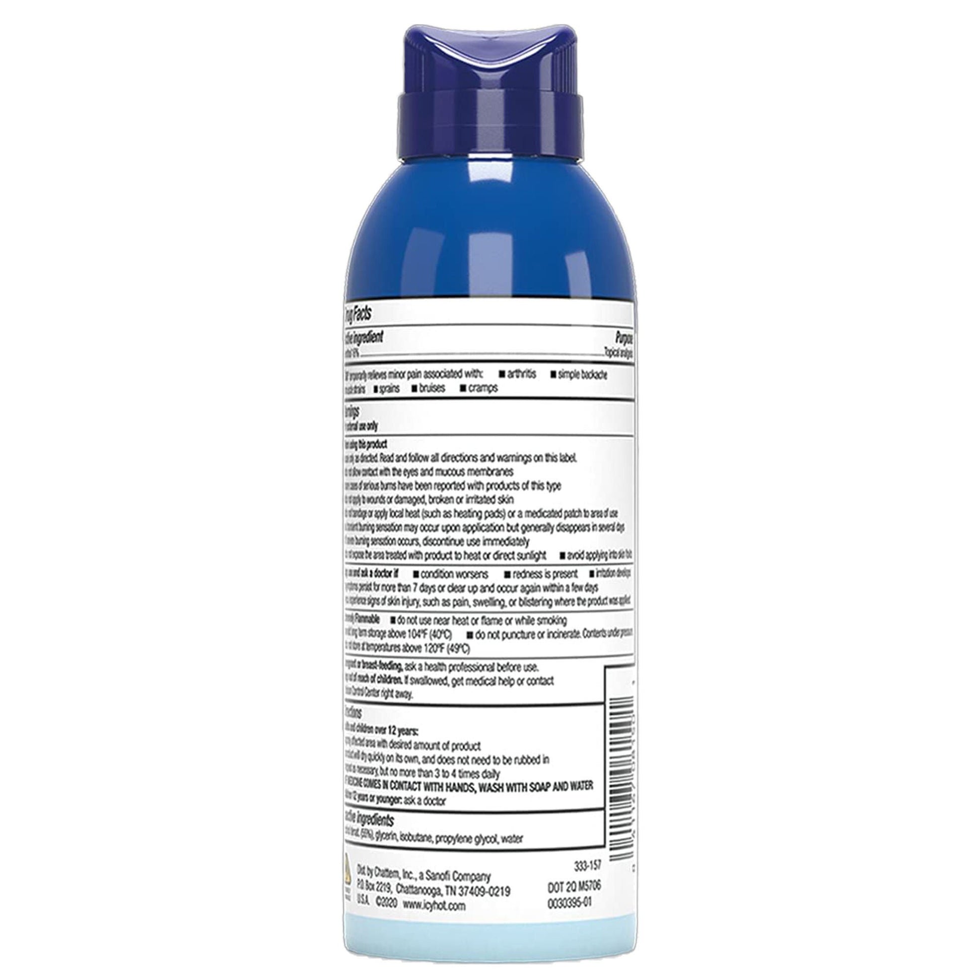 Icy Hot® Menthol Topical Pain Relief, Spray Can