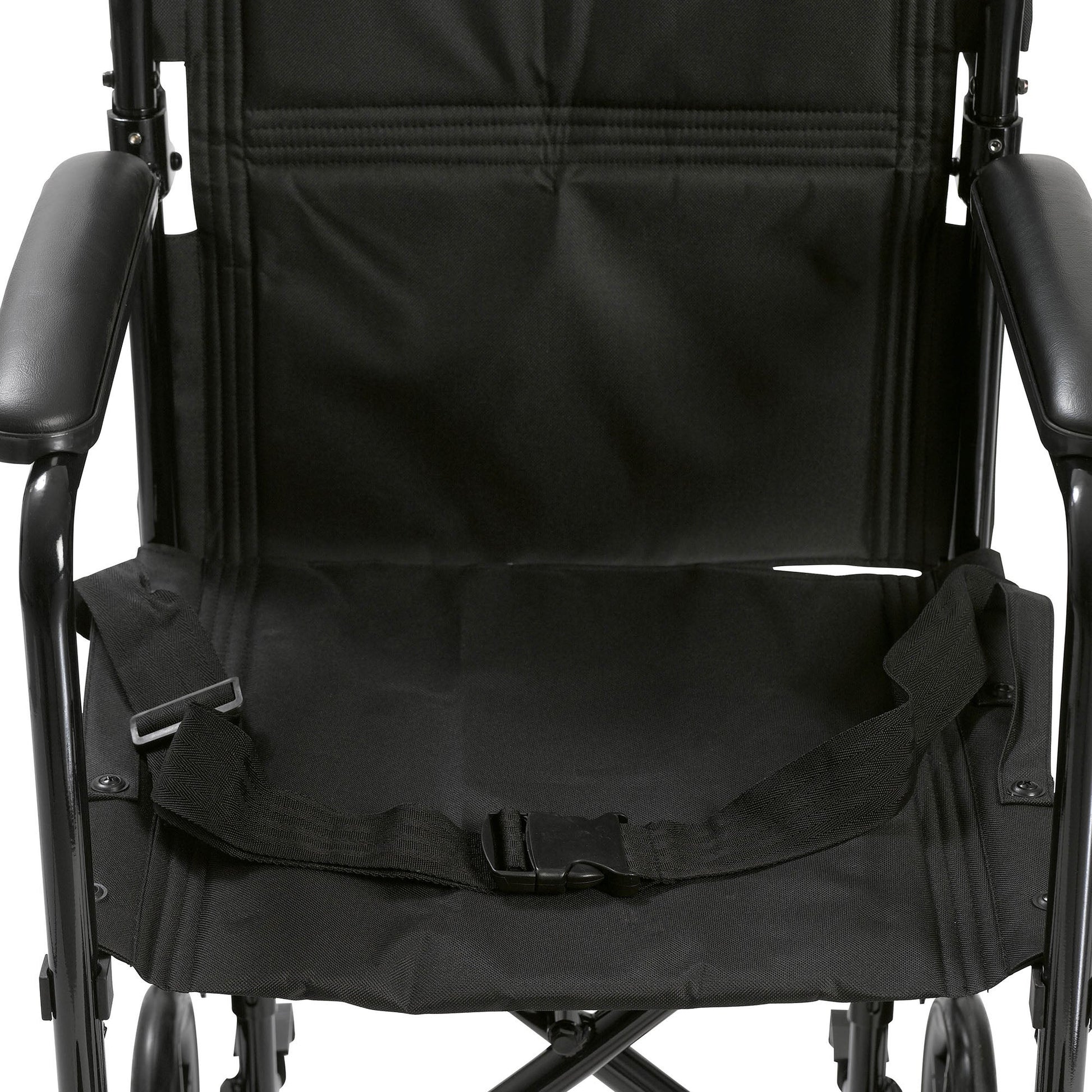 drive™ Transport Chair, Black, 17-Inch Seat Width