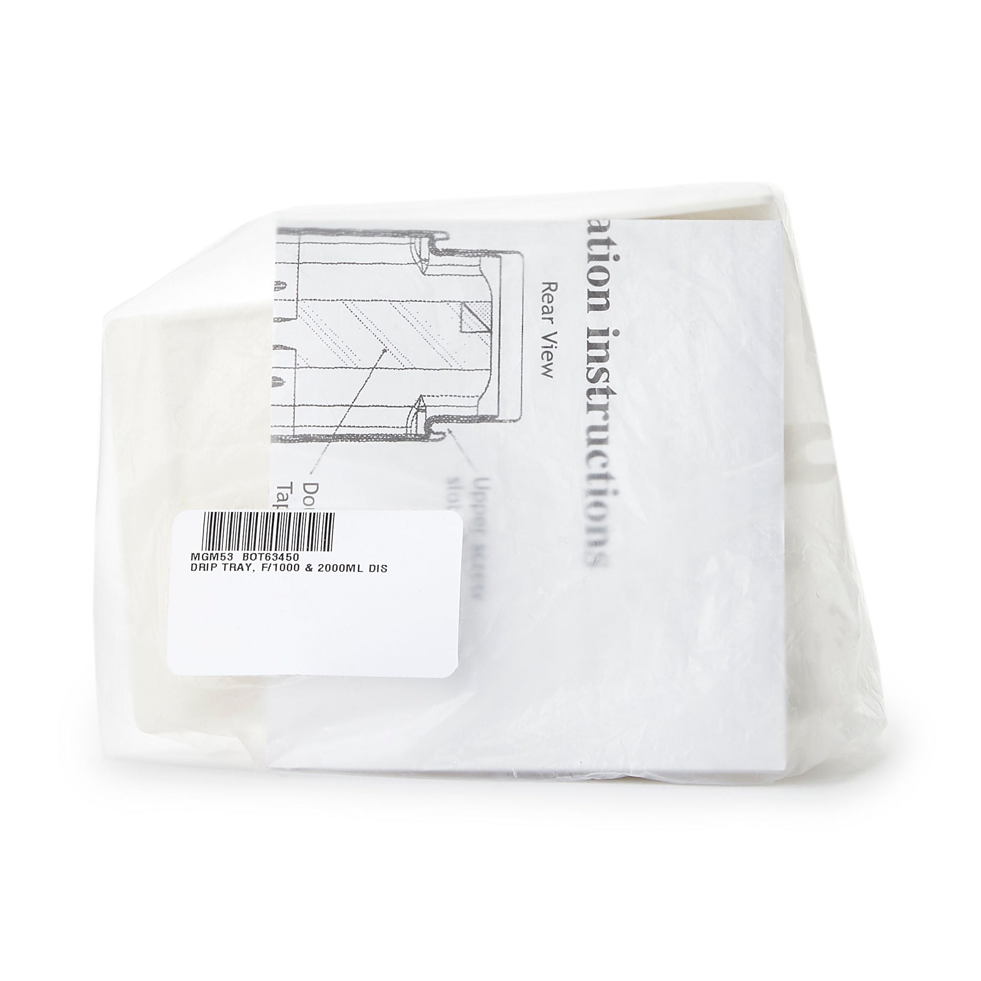 McKesson Dispenser Drip Tray for 1000 and Dispensers