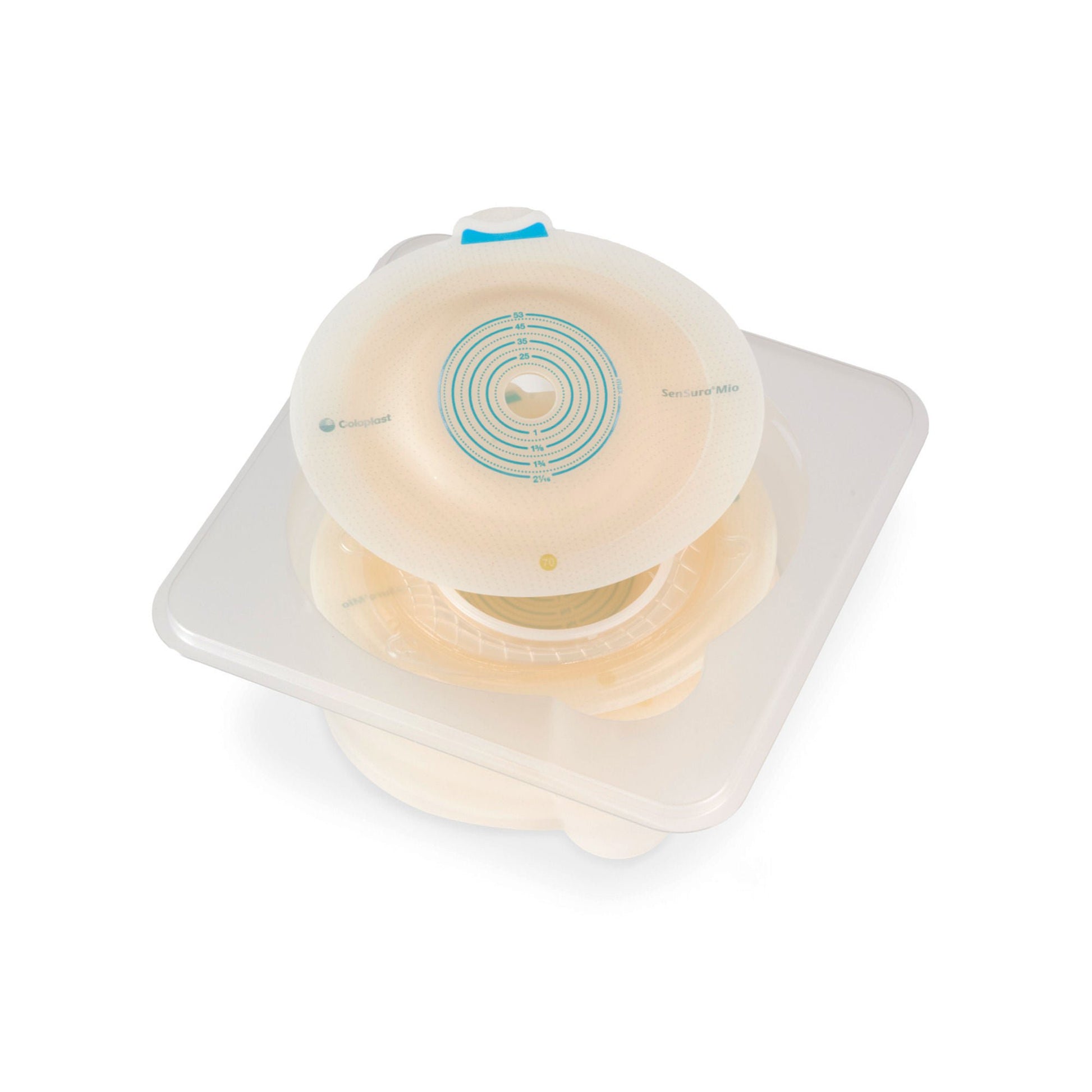 SenSura® Mio Click Convex Deep Ostomy Barrier, Trim to fit Stomas
