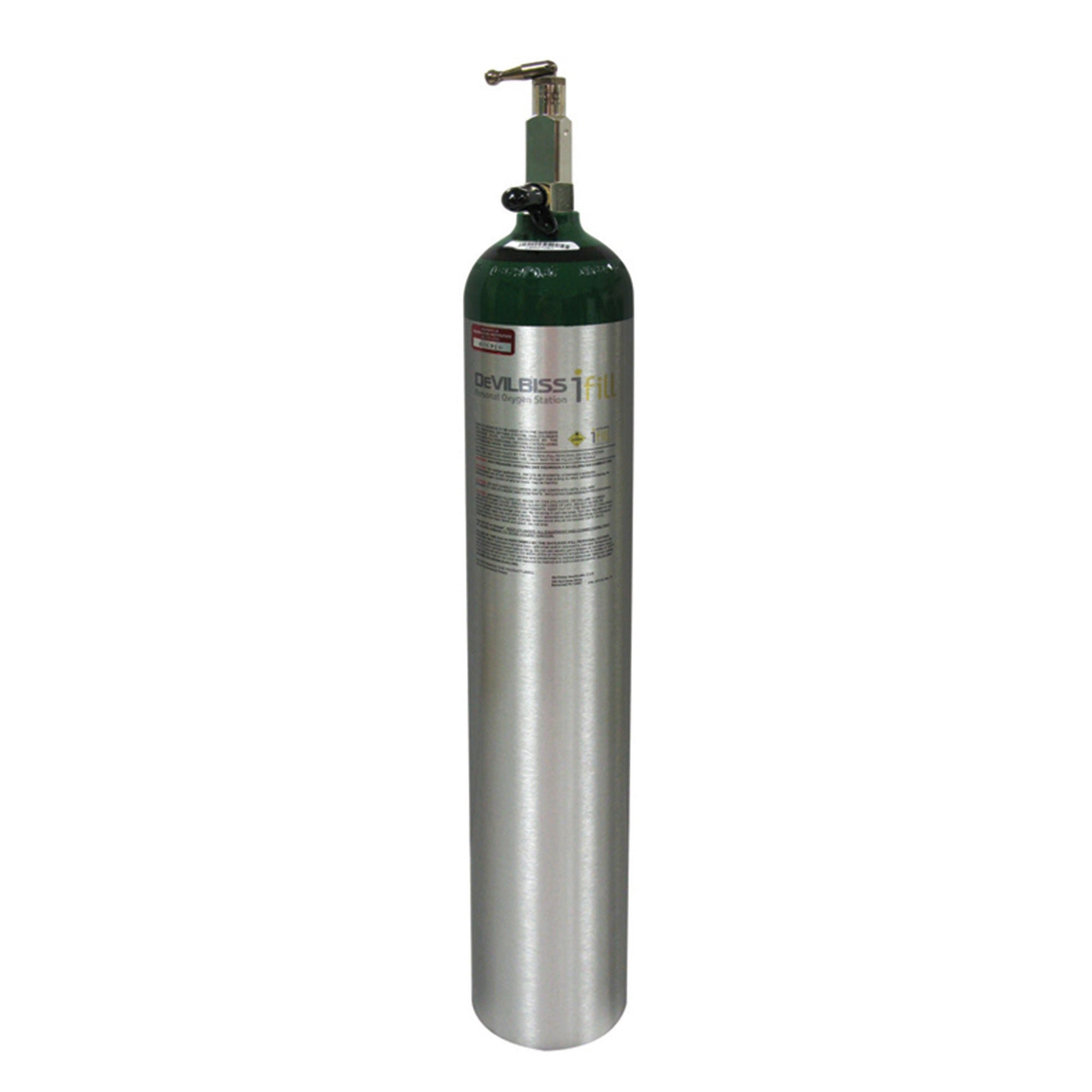 DeVilbiss iFill Oxygen Cylinder Size E Aluminum