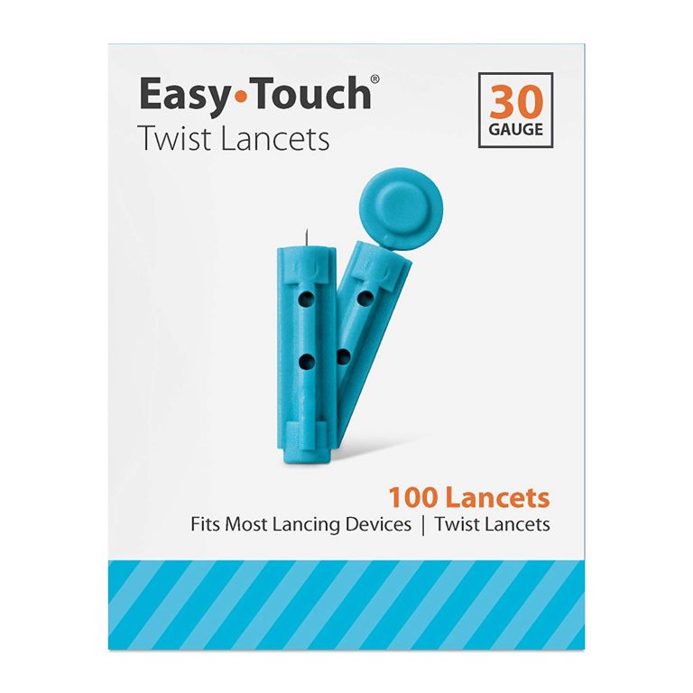 Lancet for Lancing Device Non-Safety Twist Off Cap Finger