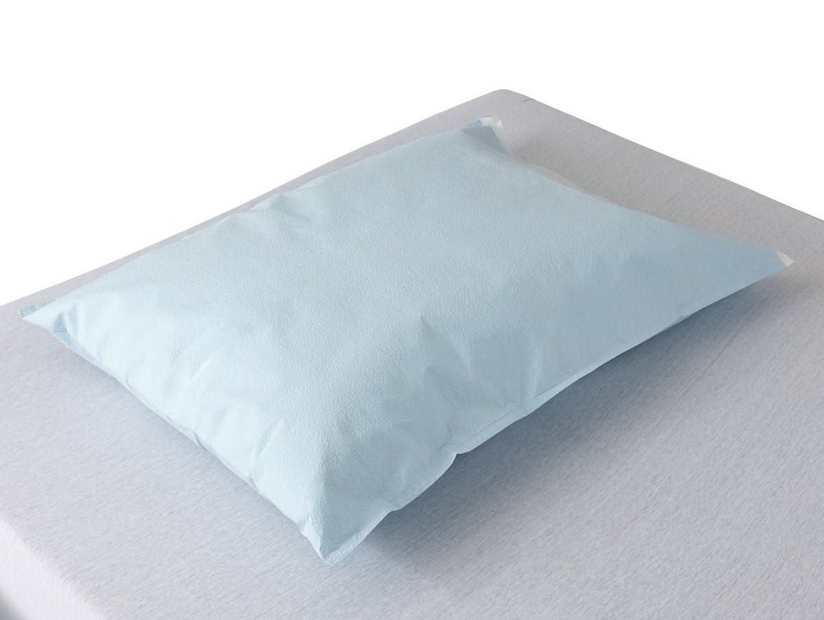 Medline Pillowcase Blue Disposable