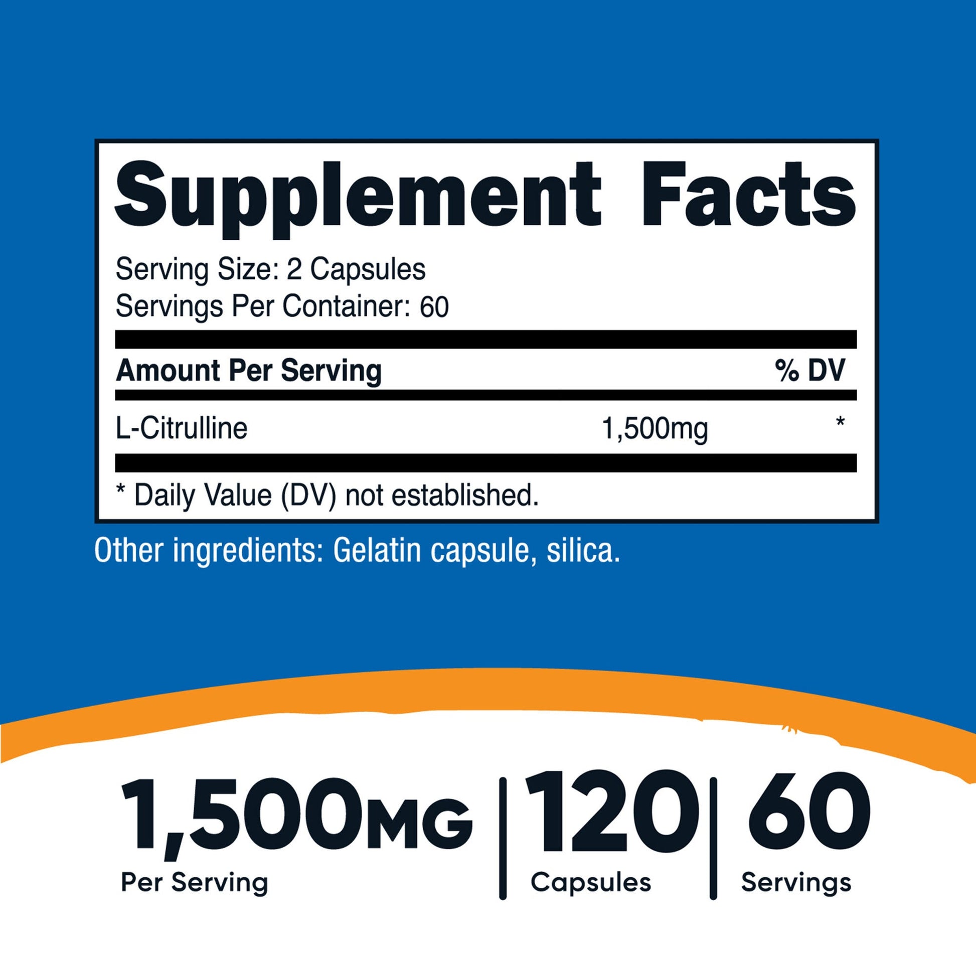 nutricost® 1500-mg L-Citrulline Capsules