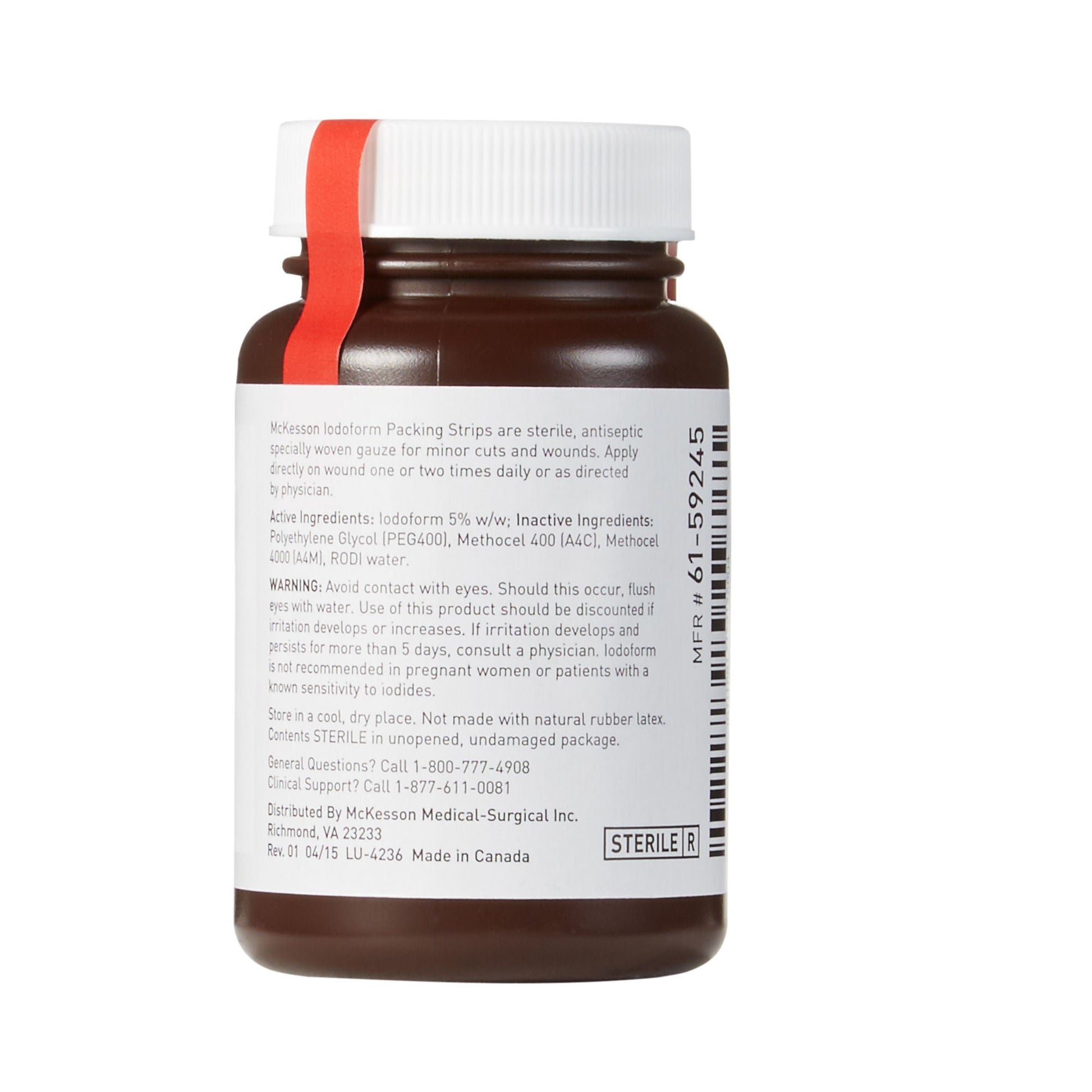 McKesson Iodoform Wound Packing Strip
