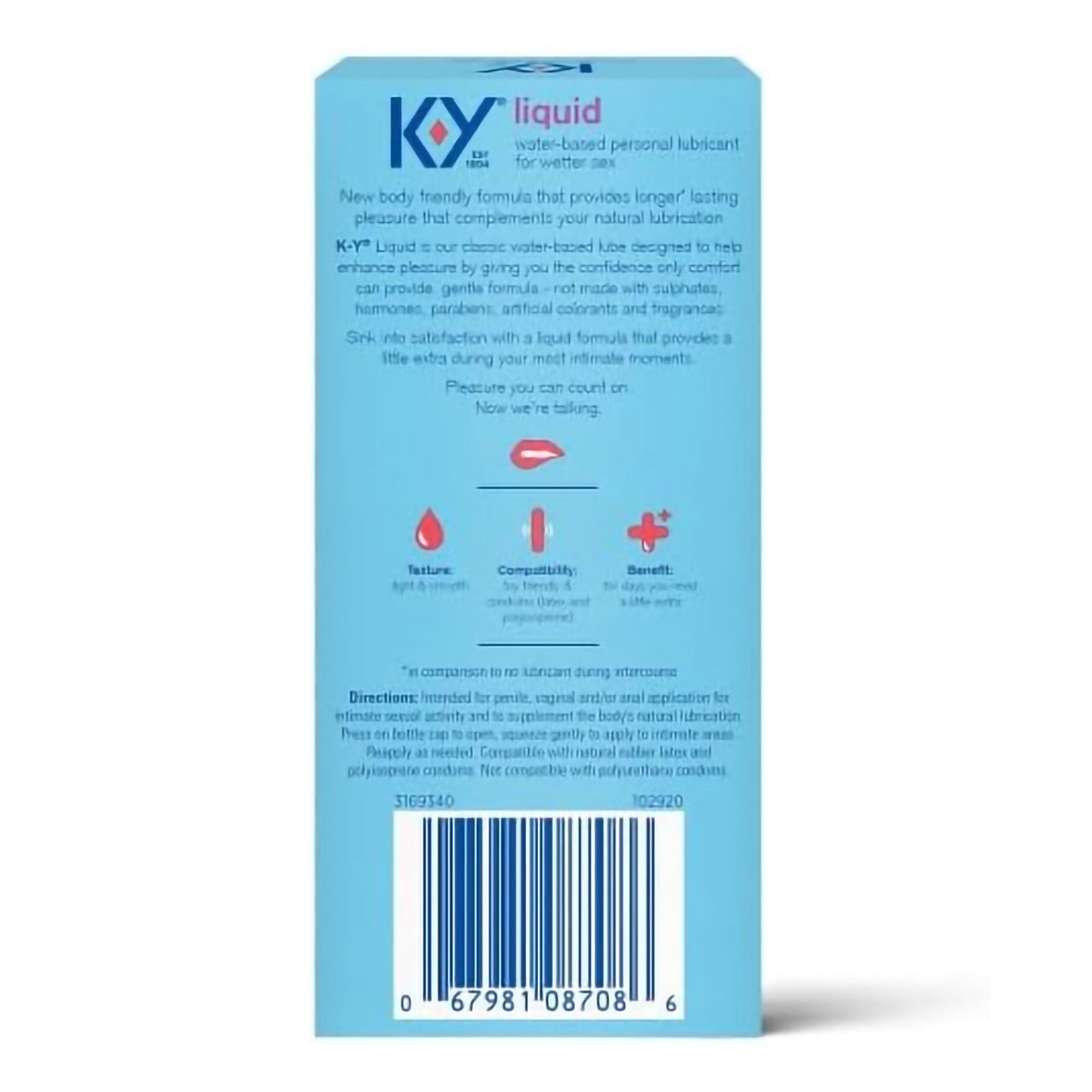 K-Y® Liquid Classic Water-Based Personal Lubricant