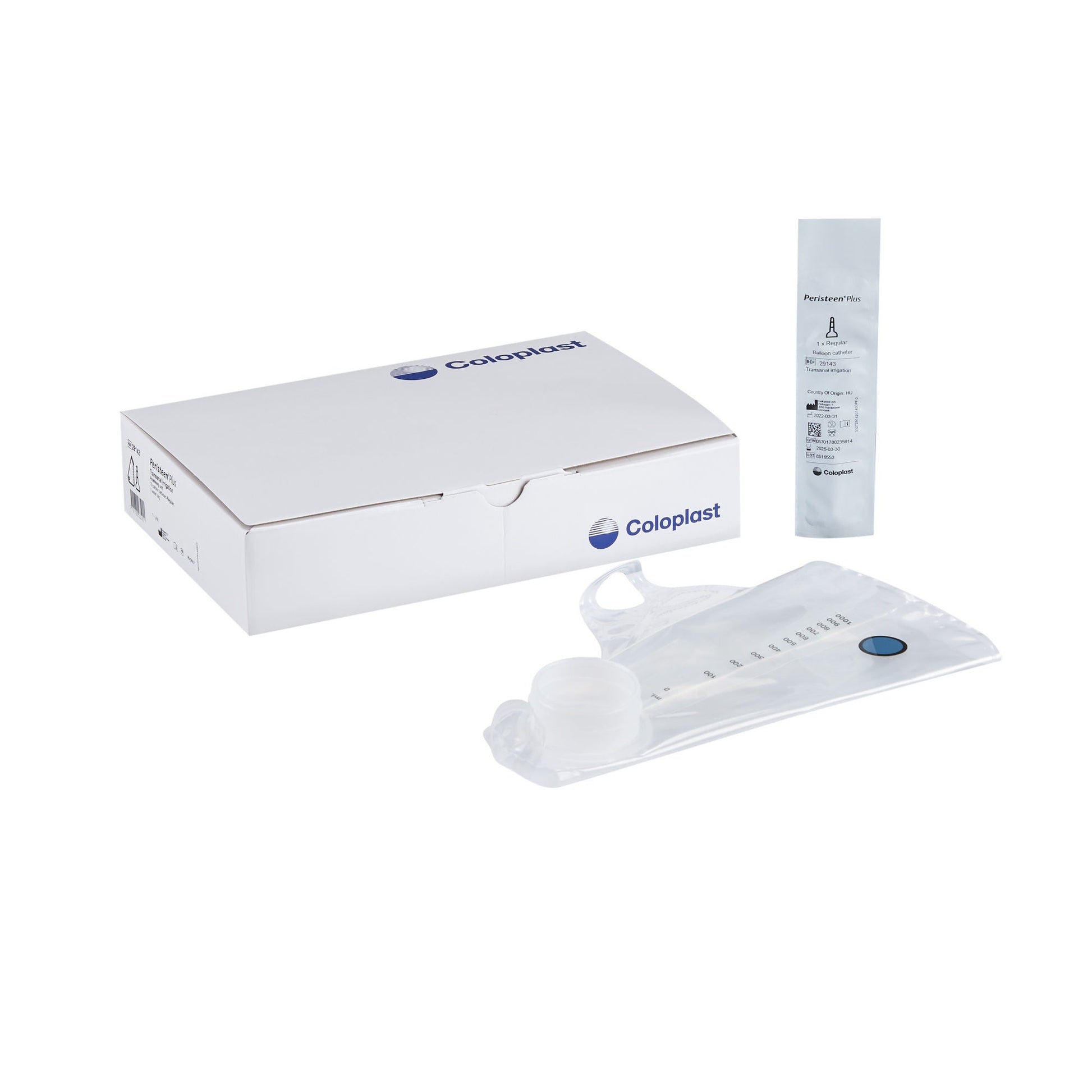 Peristeen Plus Balloon Catheter Accessory Unit 15 Regular Catheters, 1 Water Bag For Peristeen Plus TAI System with Regular Balloon Catheter