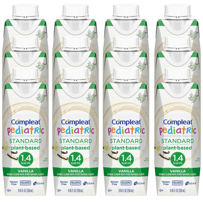 Compleat® Pediatric Standard Plant-Based 1.0 Cal Tube Feed Formula, Vanilla