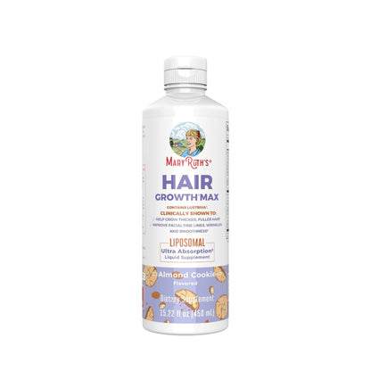 Mary Ruth's® Hair Growth Max Liposomal, Almond Cookie Flavor