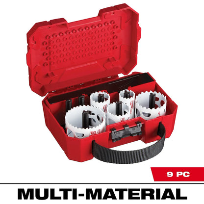 Milwaukee HOLE DOZER Large Diameter Hole Saw Kit - 9PC 49-22-4009 | 9-Piece
