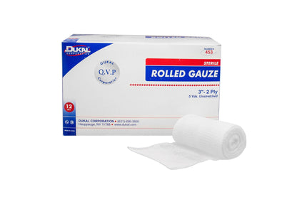 Dukal™ Sterile Fluff Bandage Roll, Two-Ply