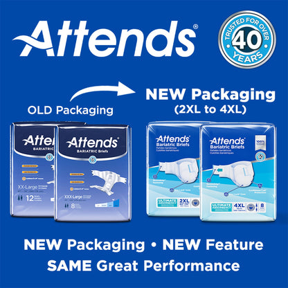Attends® Bariatric Briefs