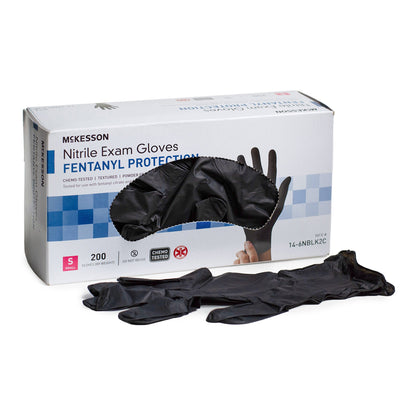 McKesson Confiderm® BLK Nitrile Exam Gloves, Black - view 8