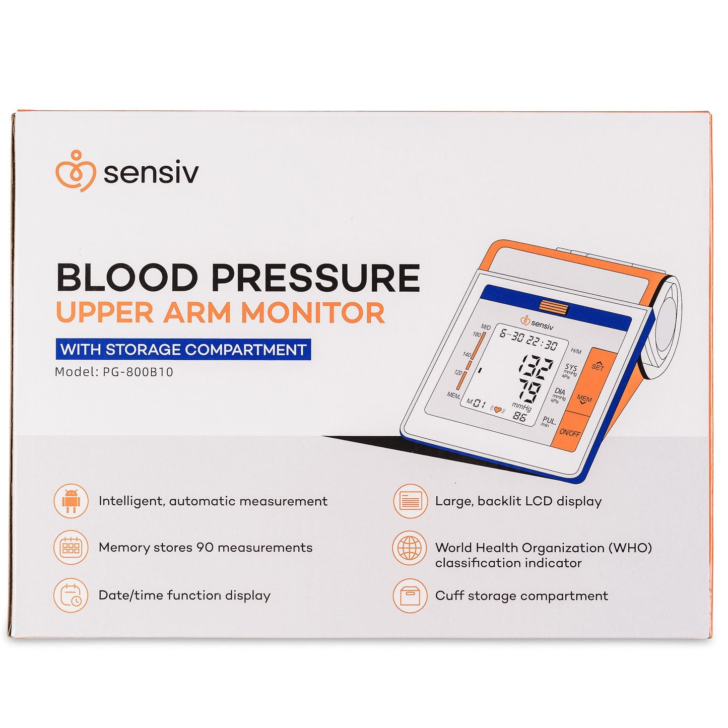 Sensiv Upper Arm Blood Pressure Monitor