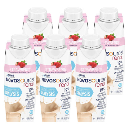 Novasource® Renal Strawberry Formula for Patients on Dialysis, Carton