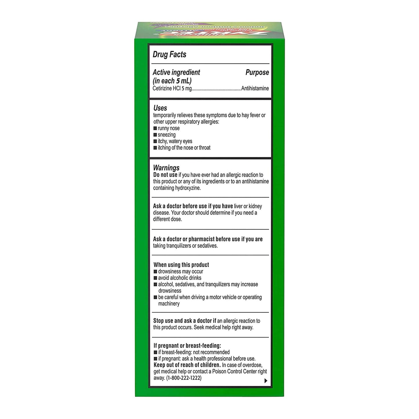 Zyrtec Children's 24 Hour Allergy Syrup, Grape