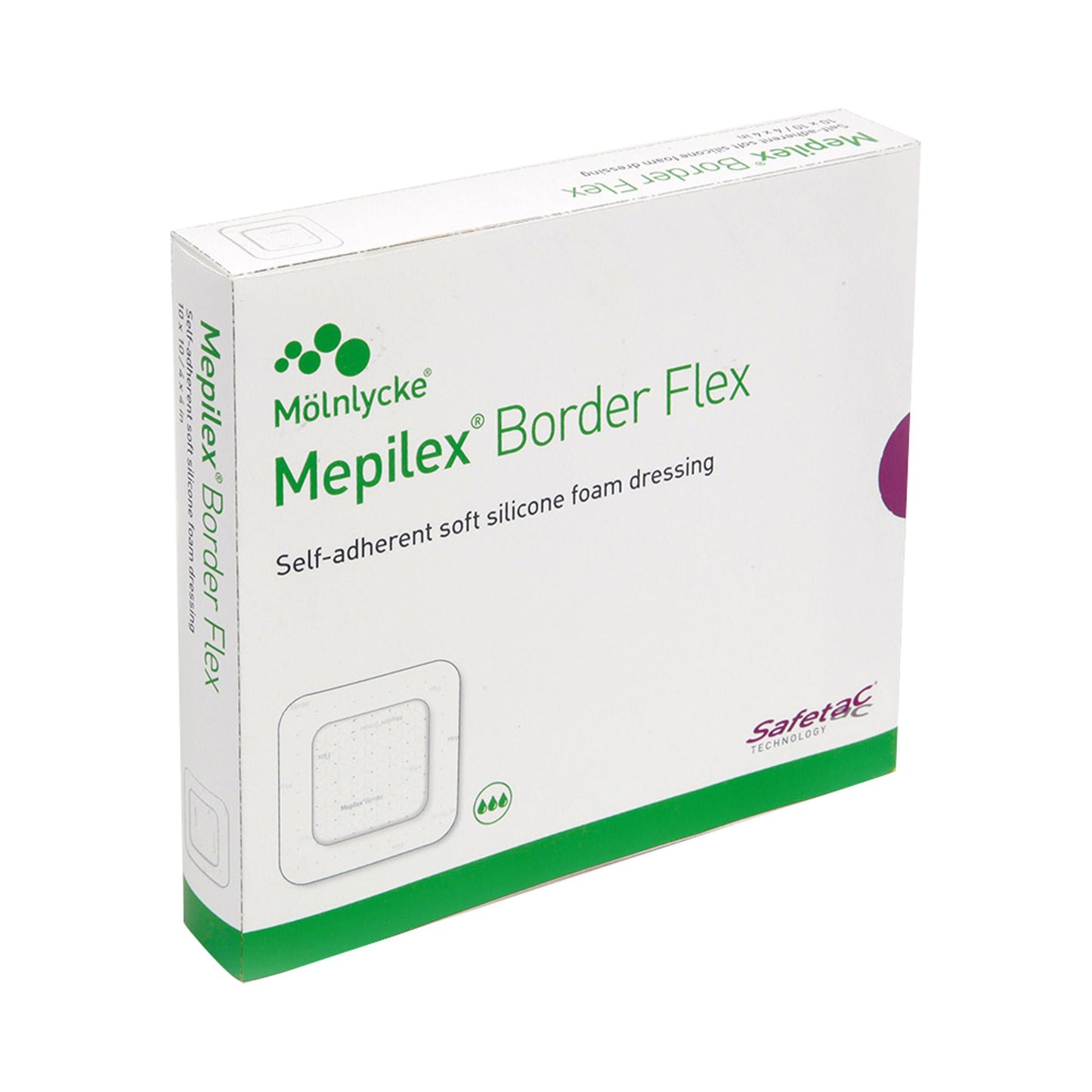 Mepilex® Border Flex Adhesive with Border Foam Dressing