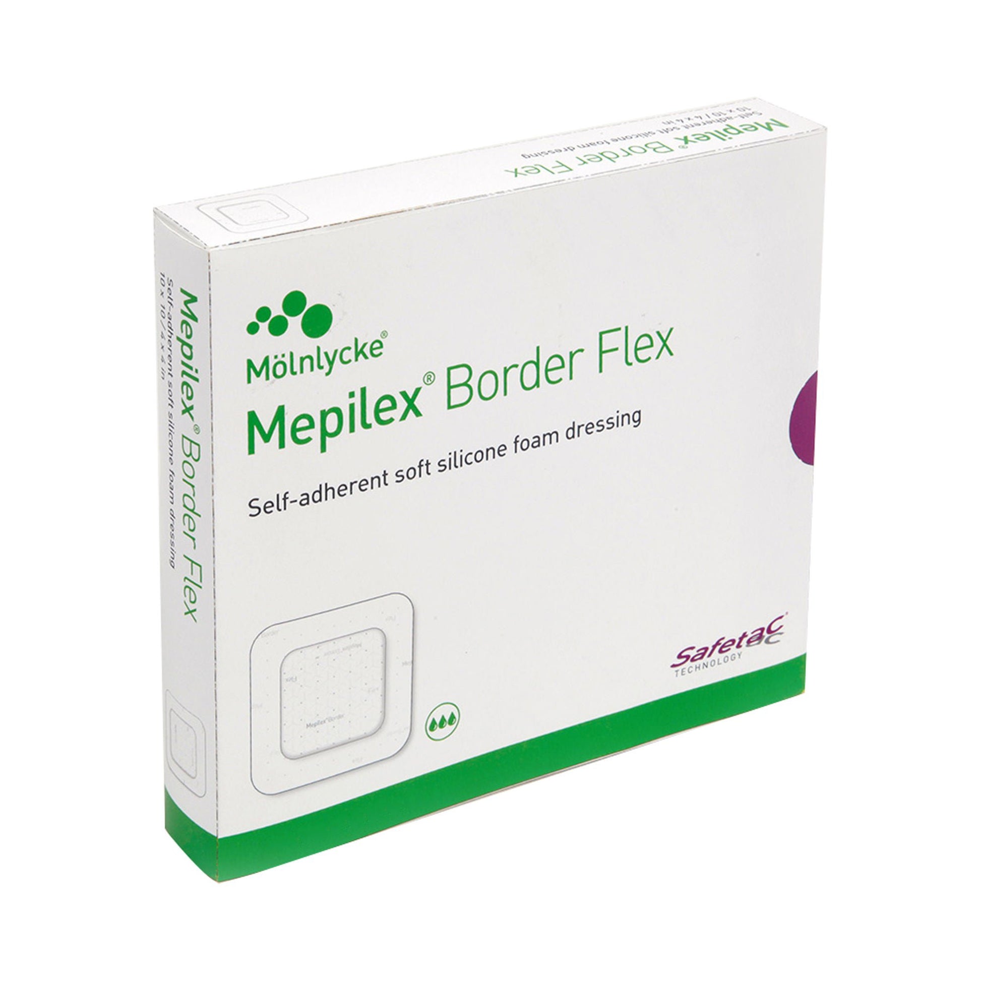 Mepilex® Border Flex Adhesive with Border Foam Dressing