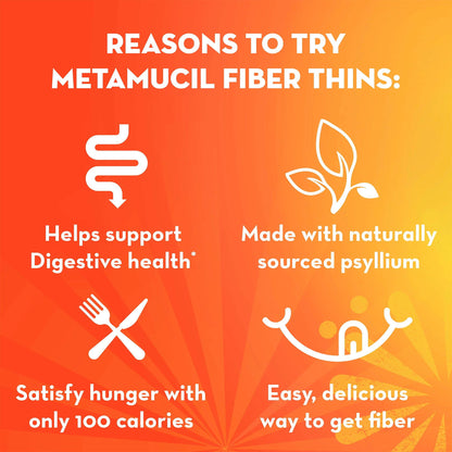 Metamucil® Fiber Supplement Cinnamon Spice Flavor Wafer