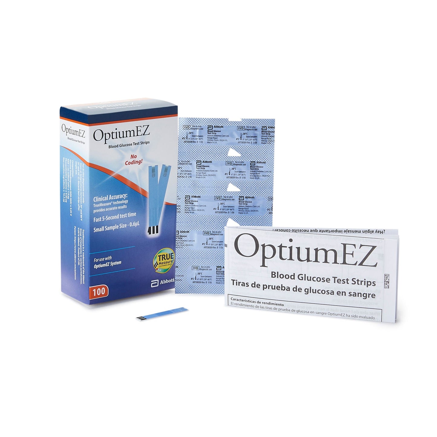 Optium EZ® Blood Glucose Test Strips