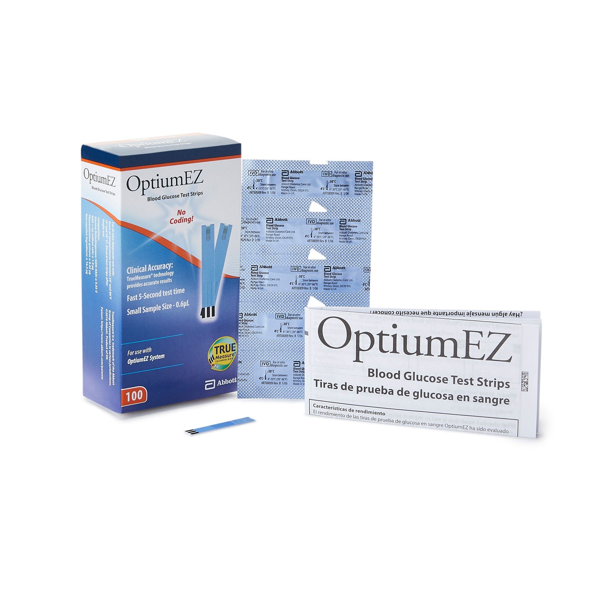 Optium EZ® Blood Glucose Test Strips