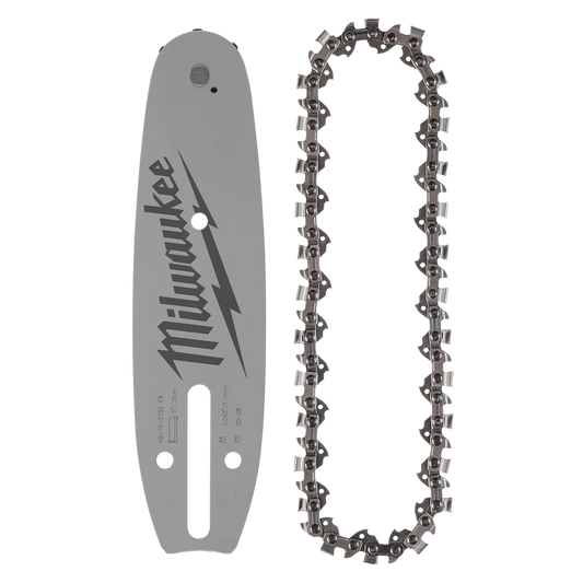 Milwaukee 6" 3/8" LOW PROFILE Pitch, .043" Gauge Saw Chain and Guide Bar Set 49-16-2843