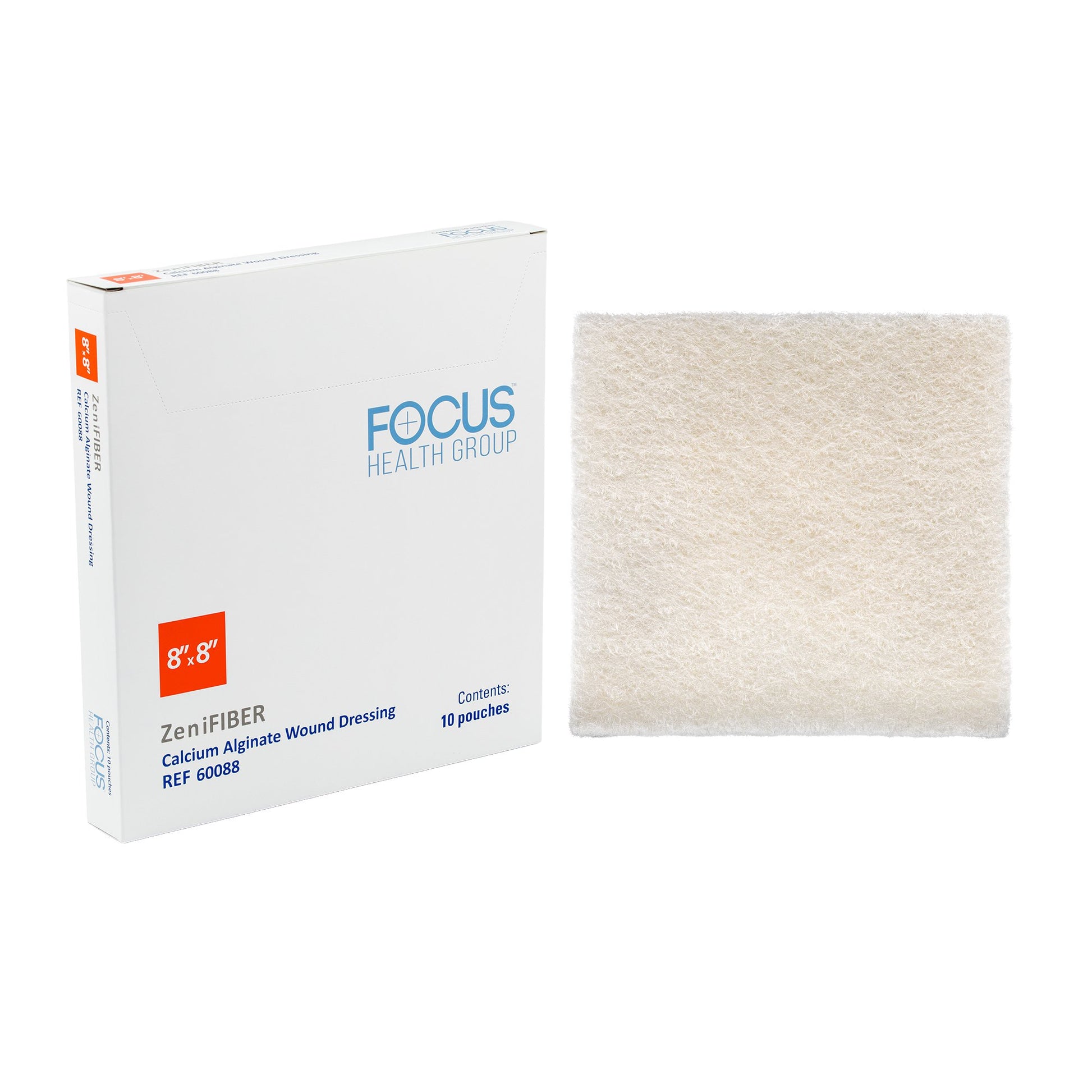 ZeniFIBER Alginate Dressing Calcium Alginate Square