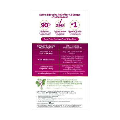 Estroven® Once Daily Complete Multi-Symptom Menopause Relief Caplets
