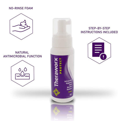 Theraworx™ Rinse-Free Foaming Body Wash