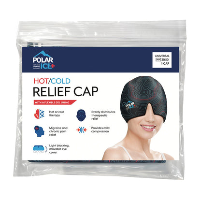 Polar Ice® Hot/Cold Relief Cap with Flexible Gel Lining