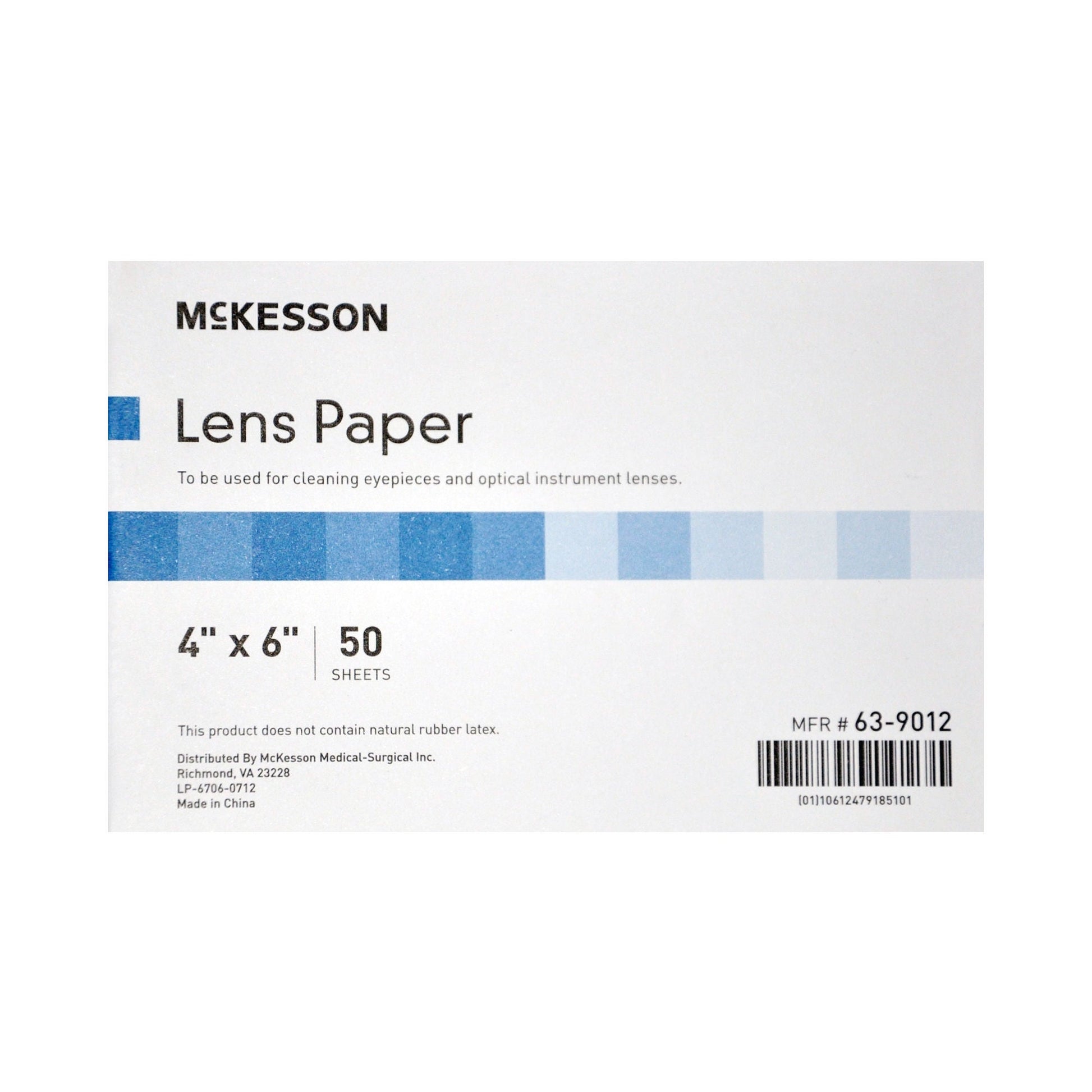 McKesson Lens Cleaner for Optical Instruments, Paper Sheets