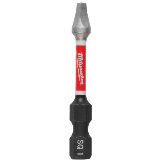 Milwaukee SHOCKWAVE Impact Duty 2" Square Recess #1 Power Bits Bulk 25 48-32-4771 | SQ1 Drive, 25-Piece