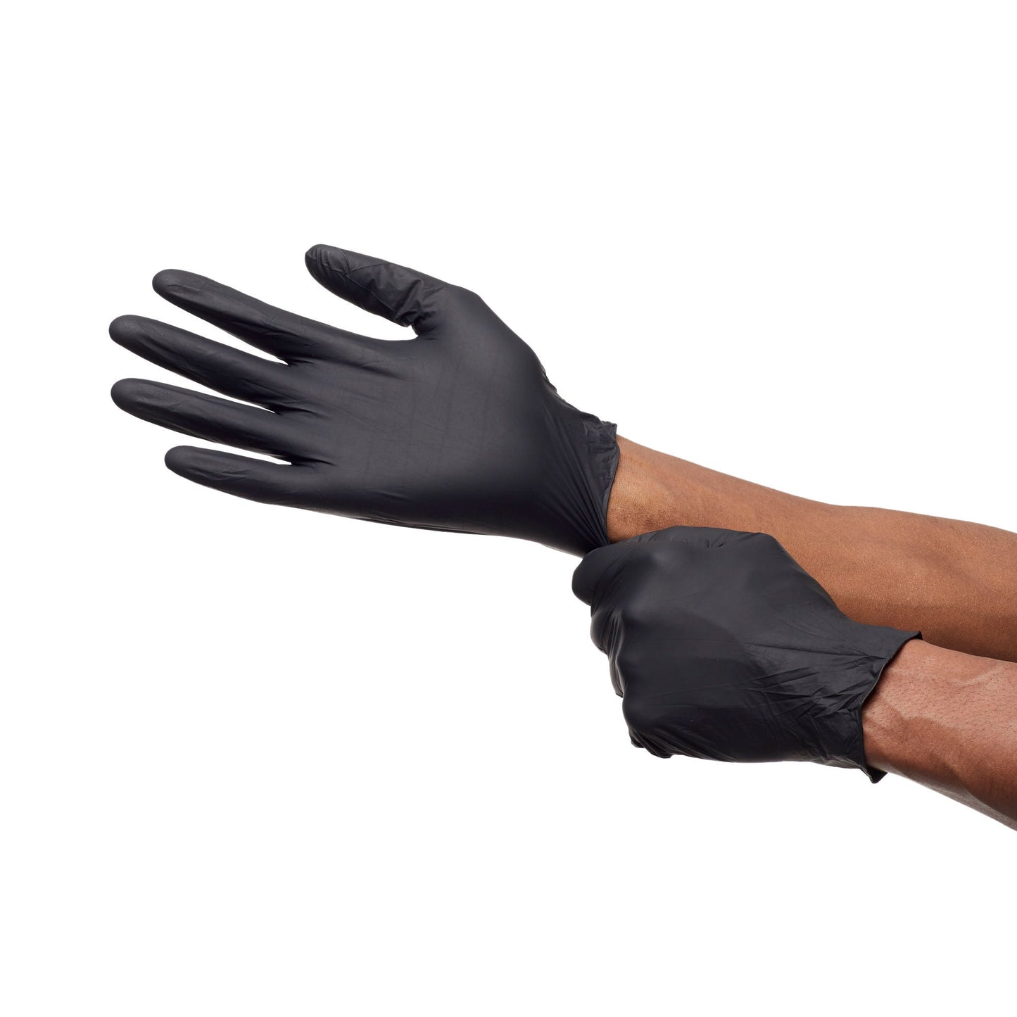 Touch of Life™ Nitrile Exam Gloves, Black - view 3