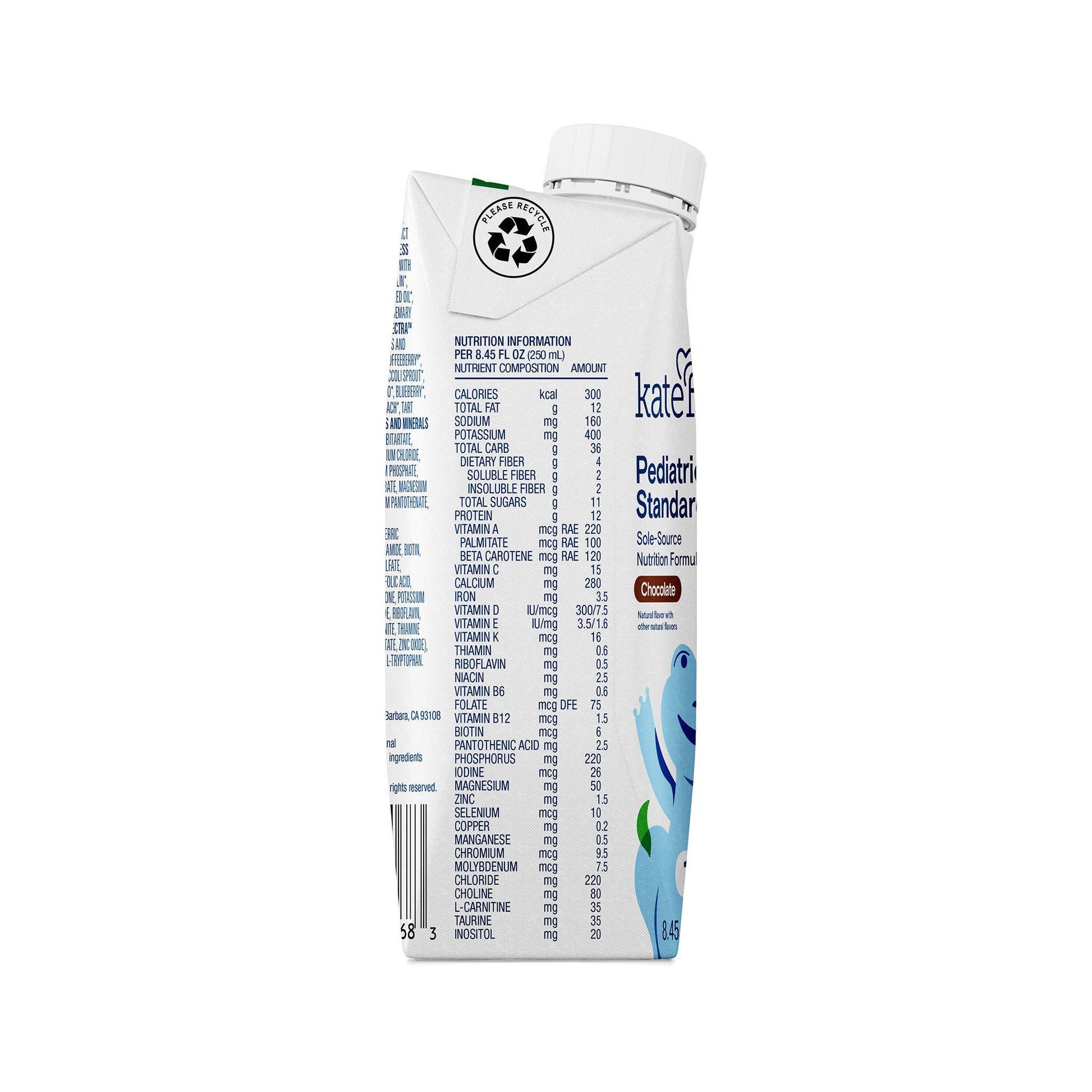 Kate Farms® Pediatric Standard 1.2 Sole-Source Formula, Chocolate
