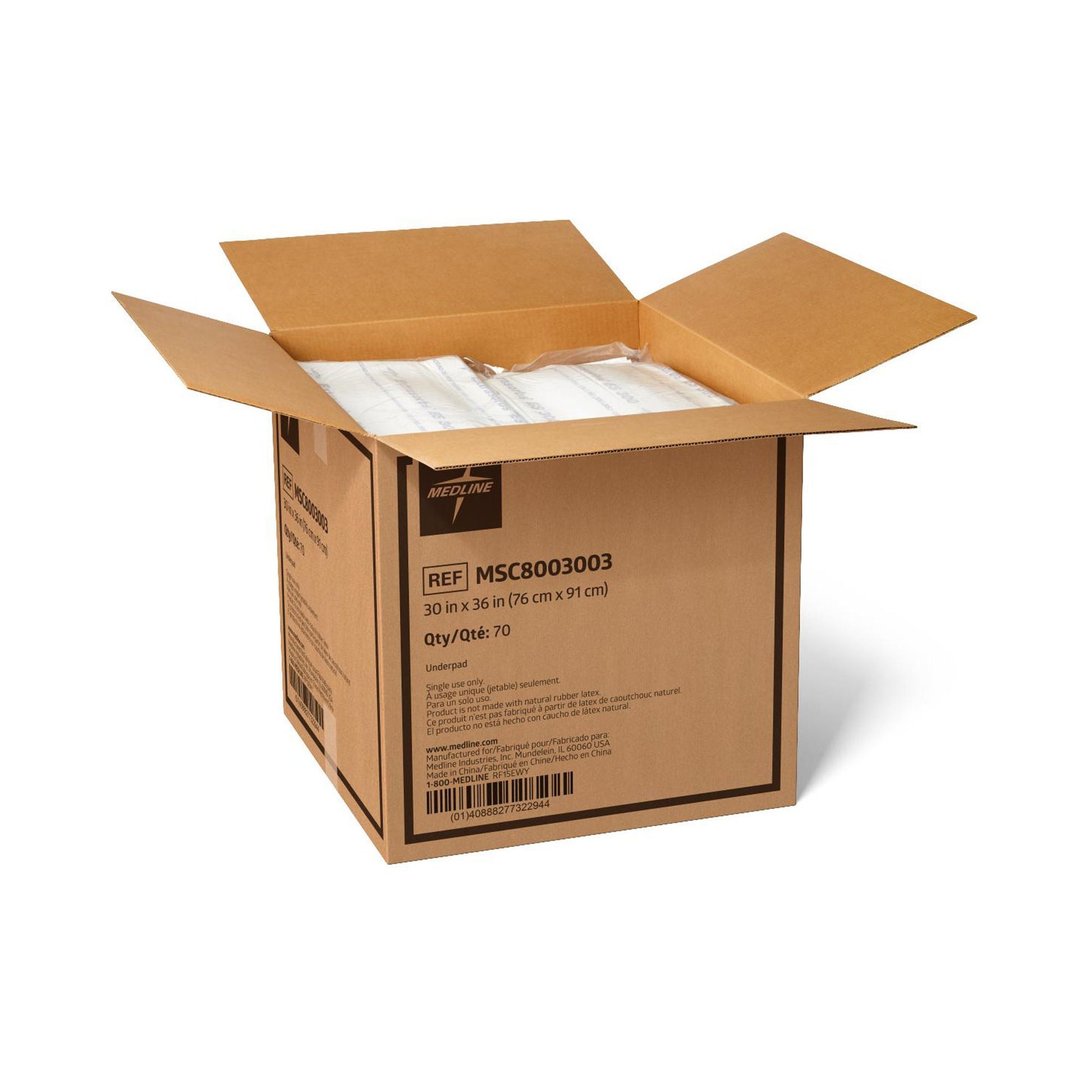 Ultrasorbs Advanced Disposable Underpad Low Air Loss and Repositioning Super Absorbent Polymer Heavy Absorbency