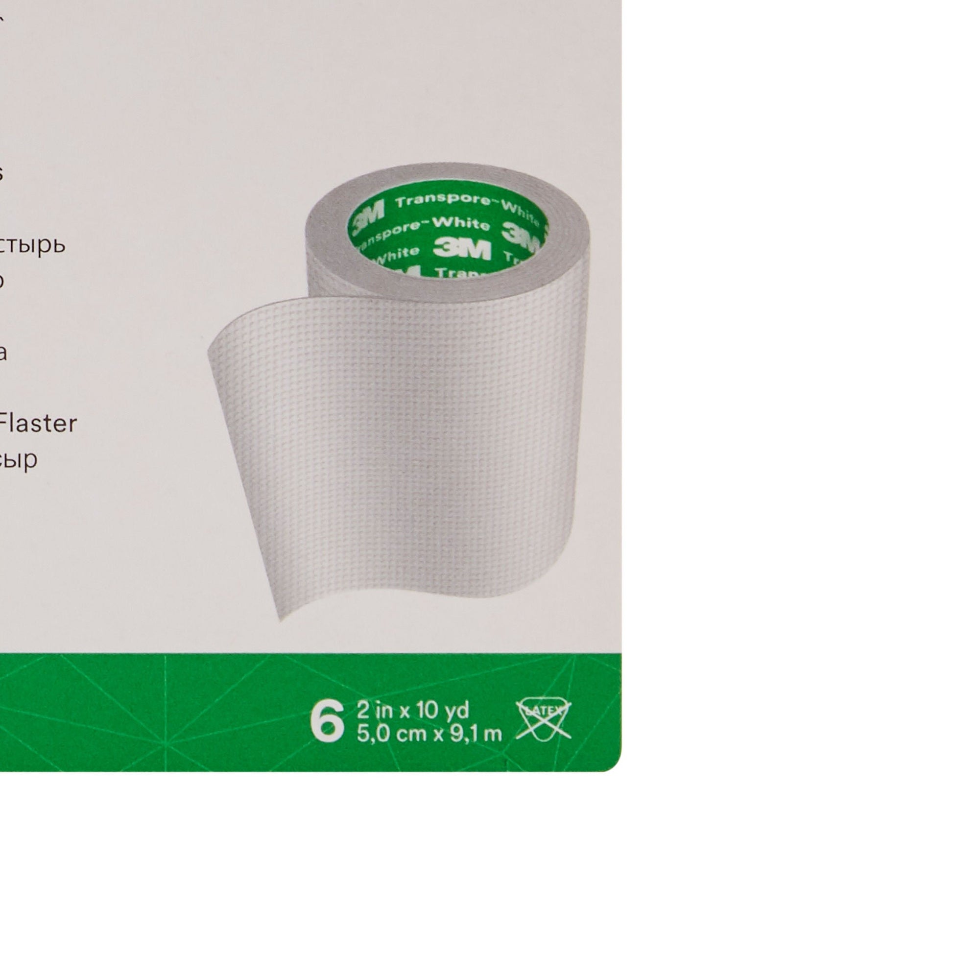 3M™ Transpore™ Plastic Medical Tape, White
