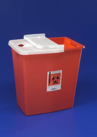 SharpSafety™ Multi-purpose Sharps Container, 18¾ x 18¼ x 12¾ Inch