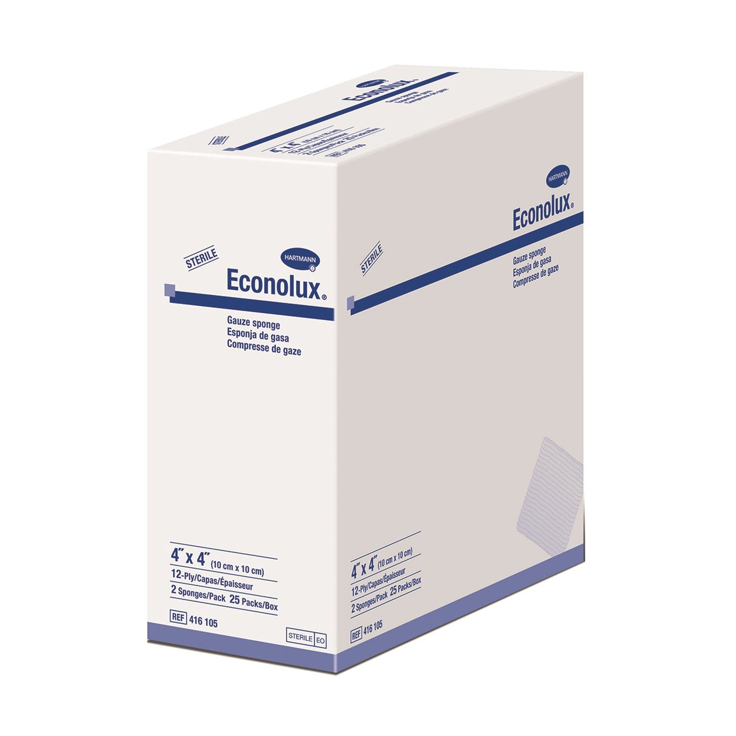 Econolux® Sterile Gauze Sponge, 12-Ply