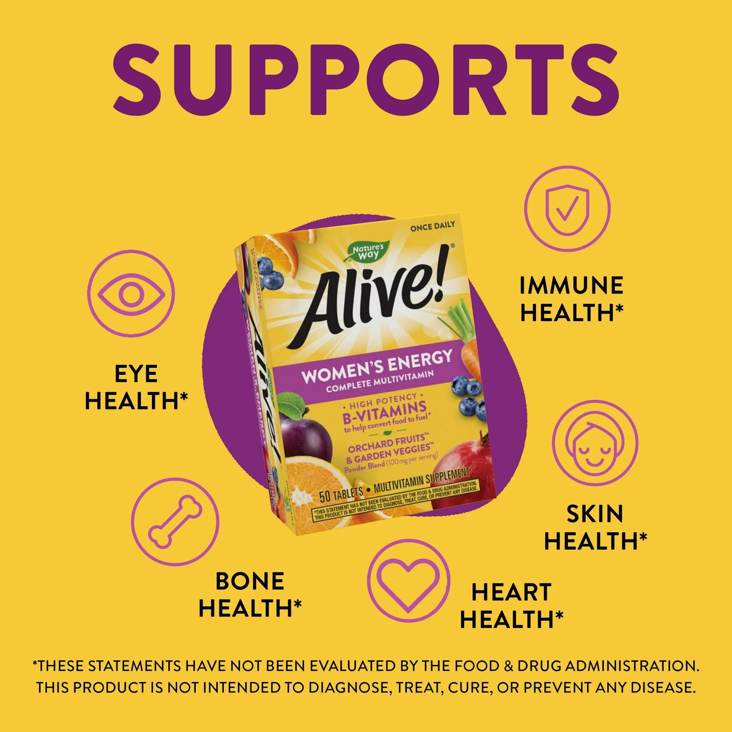 Nature's Way Alive!® Women's Energy Complete Multivitamin Tablets