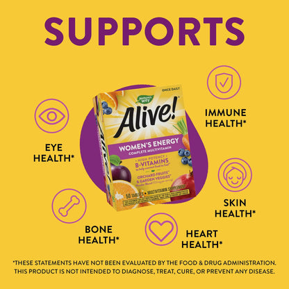Nature's Way Alive!® Women's Energy Complete Multivitamin Tablets