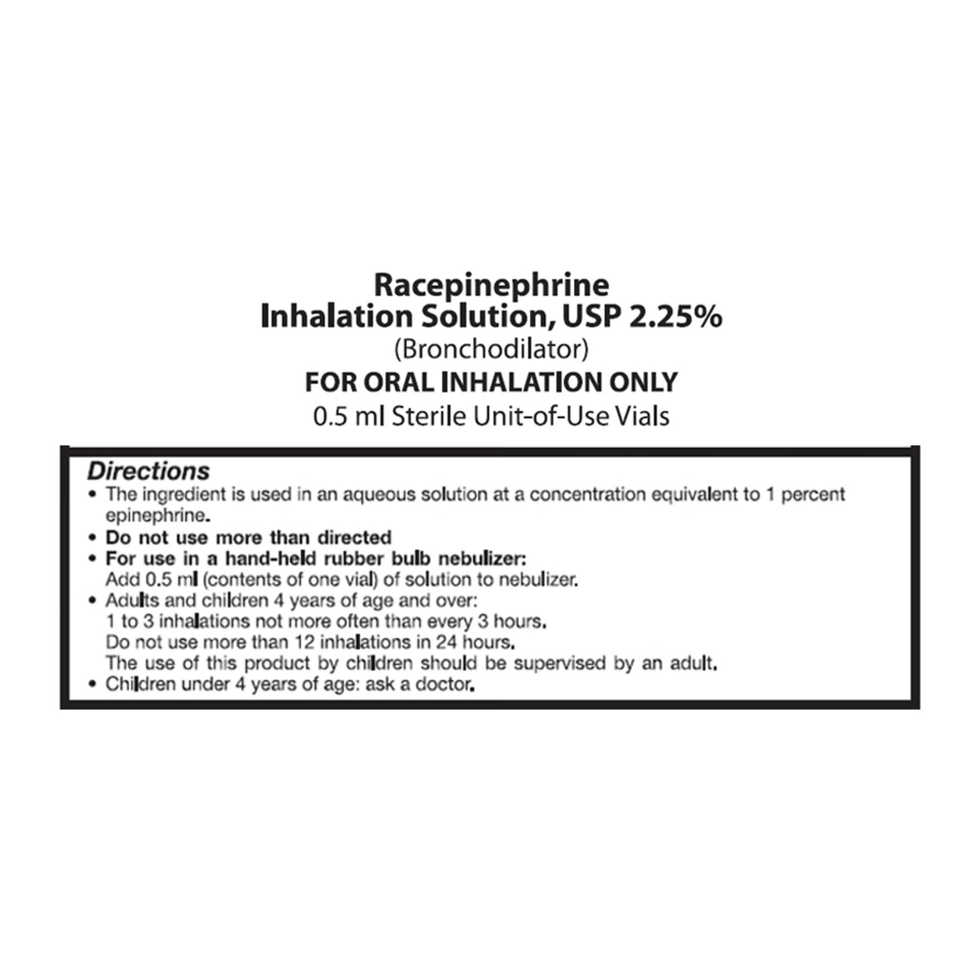 Nephron Inhalation Solution, Vial