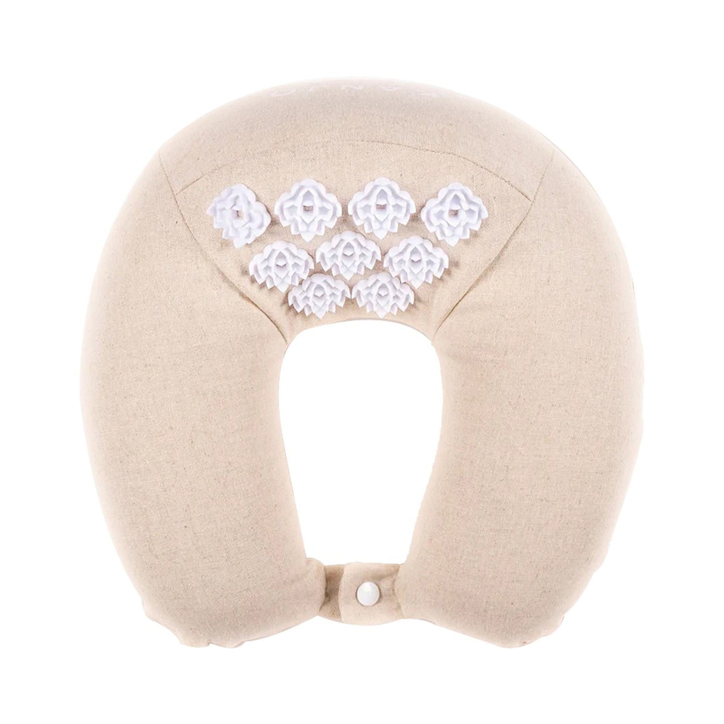 Kanjo Memory Foam Travel Acupressure Neck Pillow