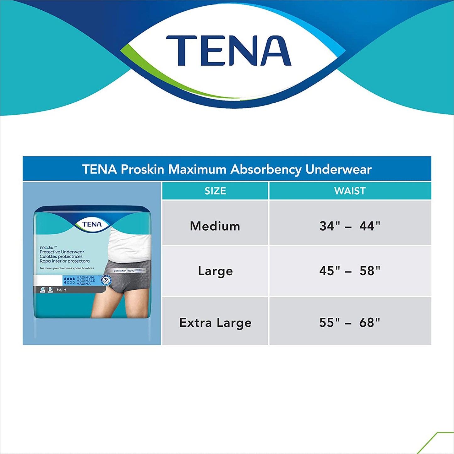 Tena® ProSkin™ Maximum Absorbent Underwear for Men
