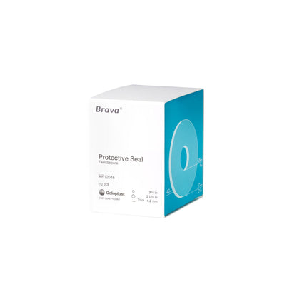 Brava Thick Ostomy Seal (18mm) Stoma 2-1/4 Inch (57 mm) 4.2mm Thick For Use with Ostomy Pouch