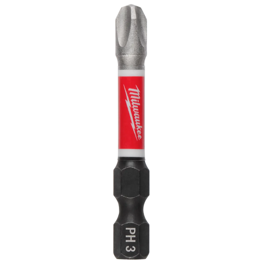 Milwaukee SHOCKWAVE Impact Duty 2" PH3 Bit (2 Pk) 48-32-4963 | PH3 Drive, 2-Piece