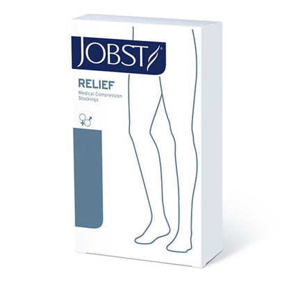 Jobst® Relief Compression Stockings, Knee High, Medium, Beige, Closed Toe